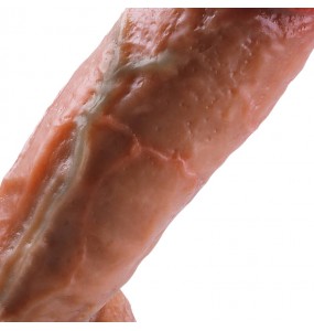 MIZZZEE - Silicone Realistic Dildo (L:19cm - D:4.5cm)